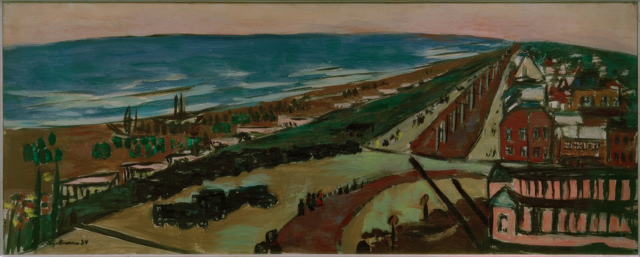 Näkymä Zandvoortiin illalla tekijältä Max Beckmann