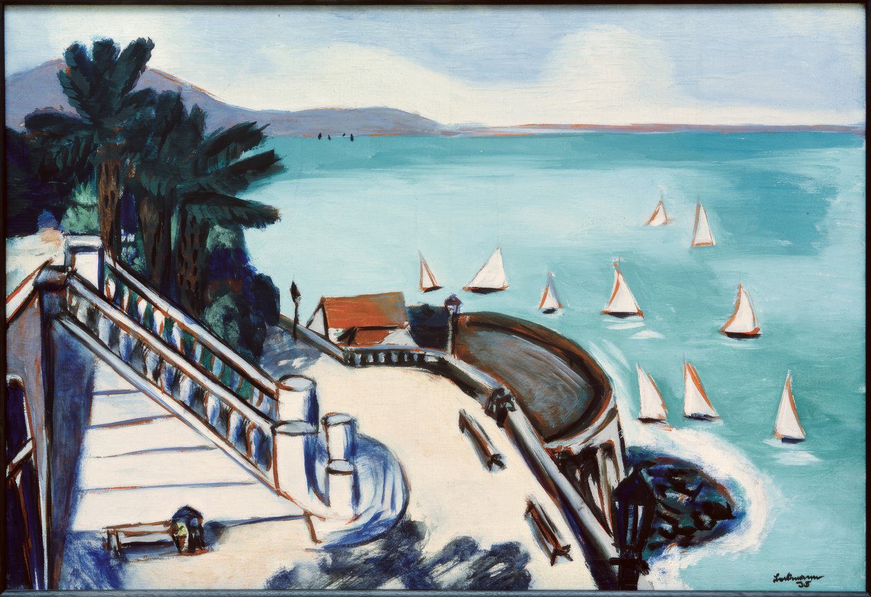 Näkymä Monte Carlon terassilta tekijältä Max Beckmann