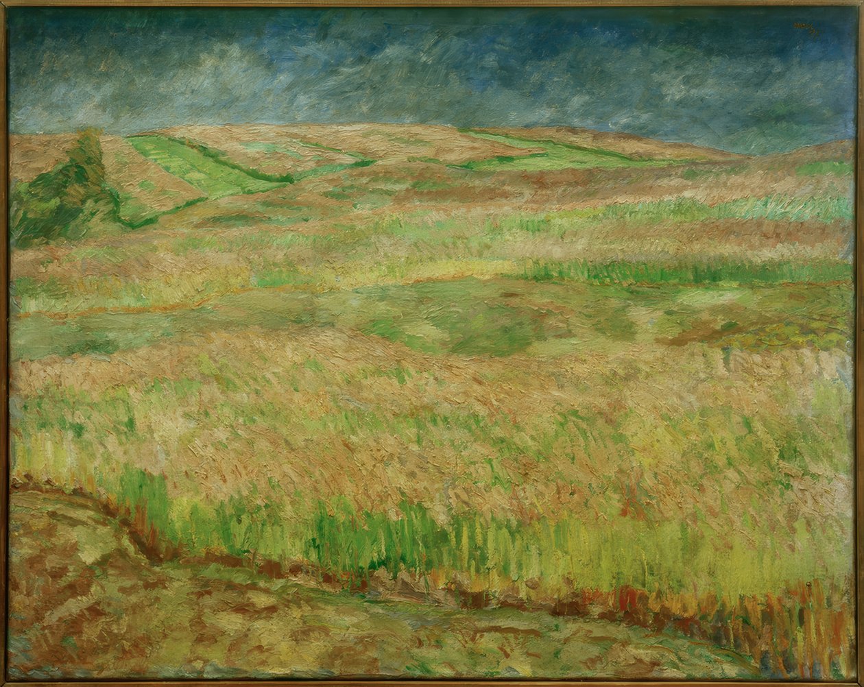 Kukkivat viljamaisemat tekijältä Max Beckmann