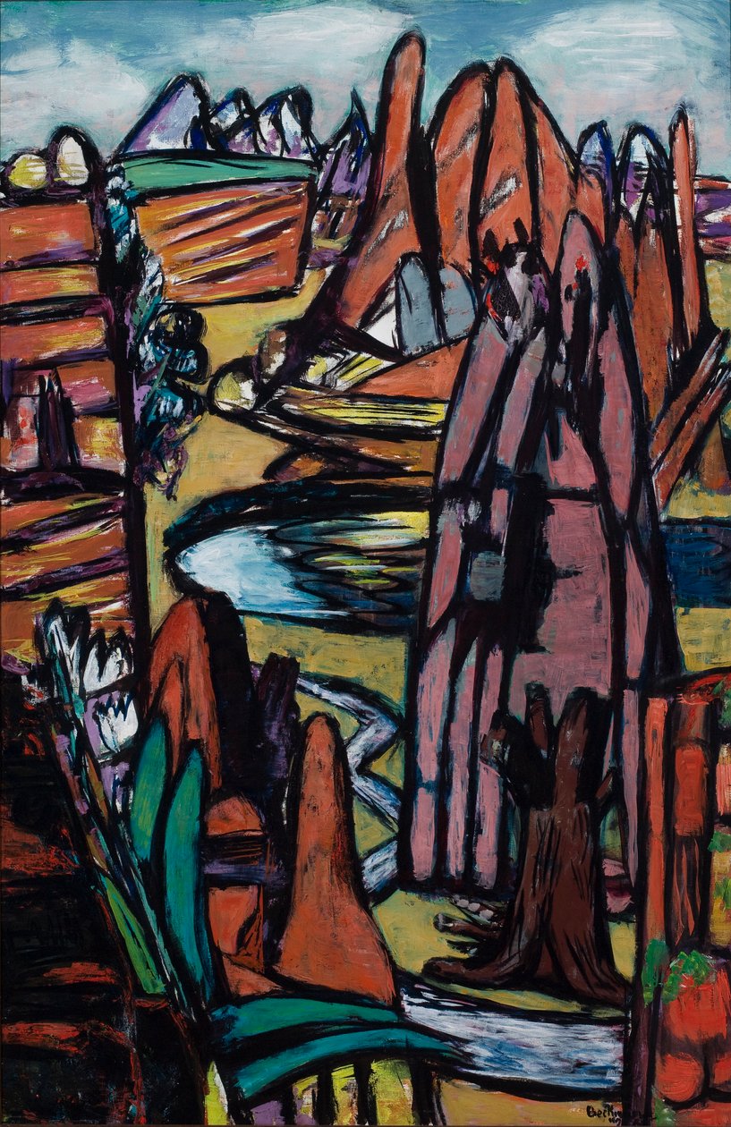 Boulder – kivinen maisema tekijältä Max Beckmann