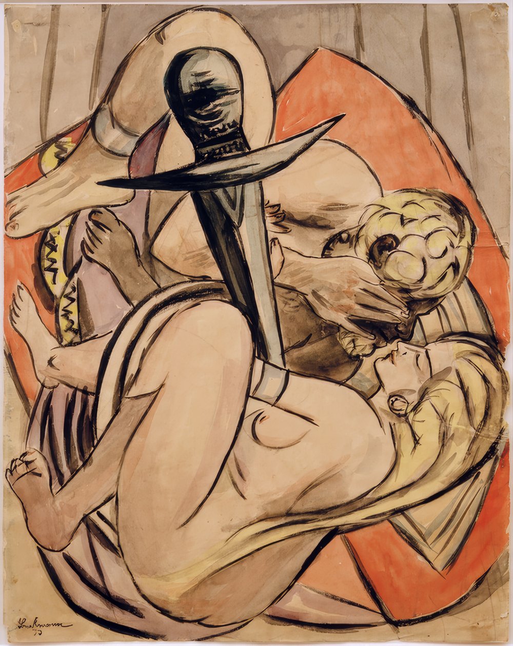 Veli ja sisko tekijältä Max Beckmann