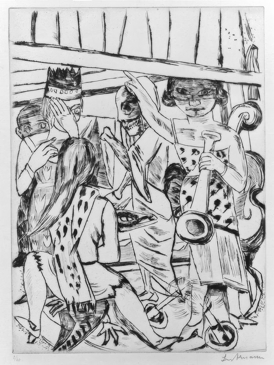 Verho nousee tekijältä Max Beckmann