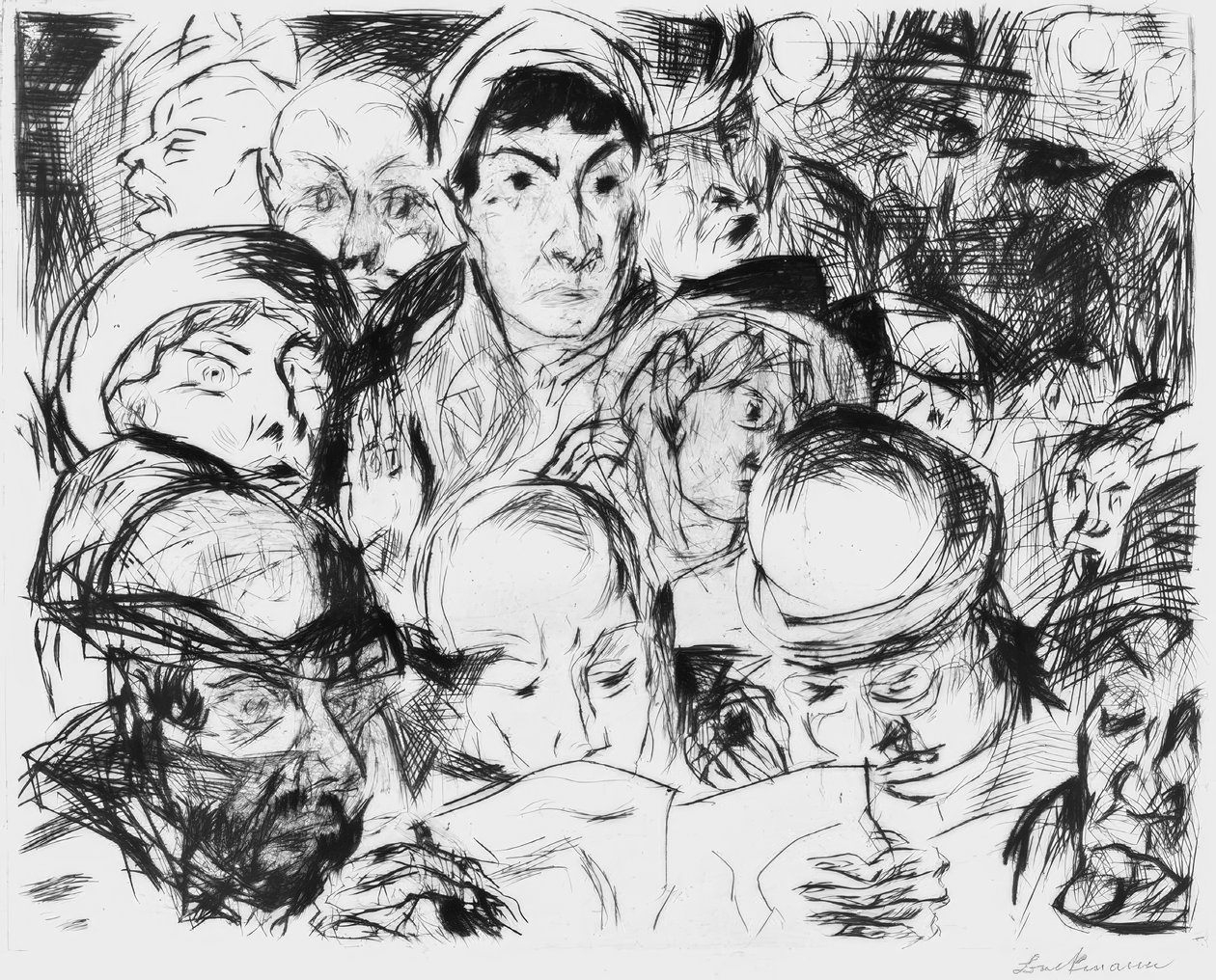 Sodan julistus tekijältä Max Beckmann