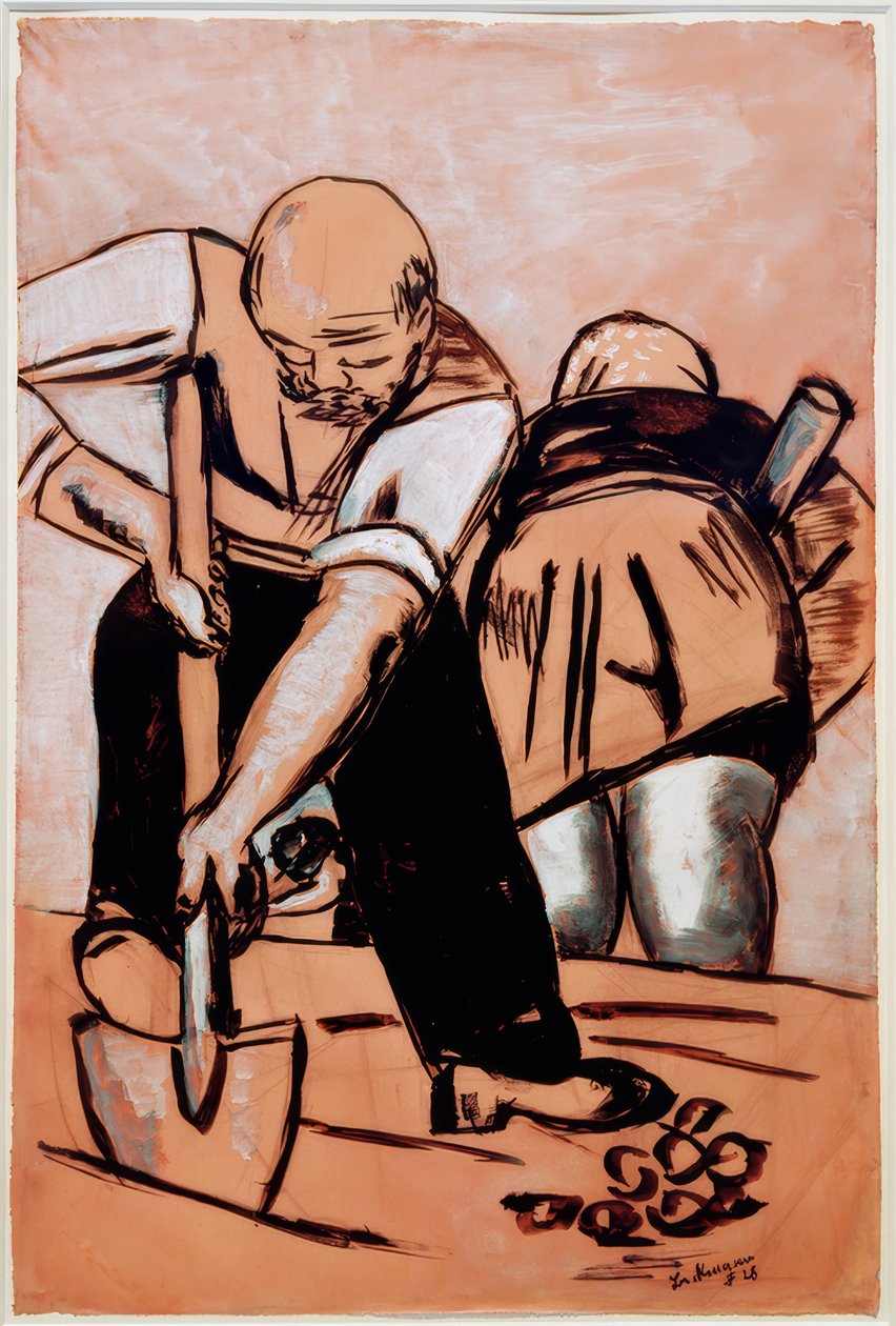 Kenttätyöntekijät tekijältä Max Beckmann