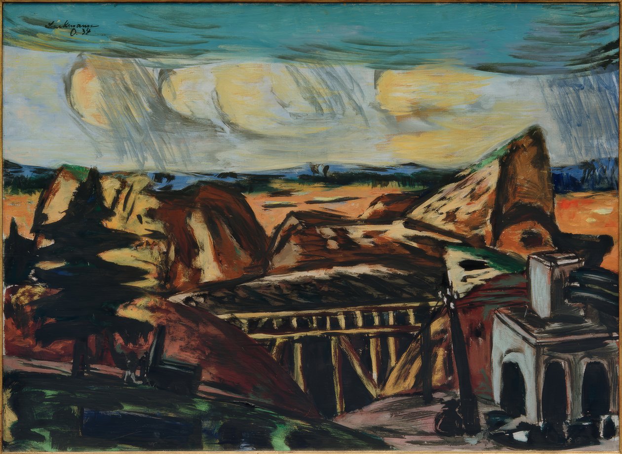 Suuri louhos Ylä-Baijerissa tekijältä Max Beckmann