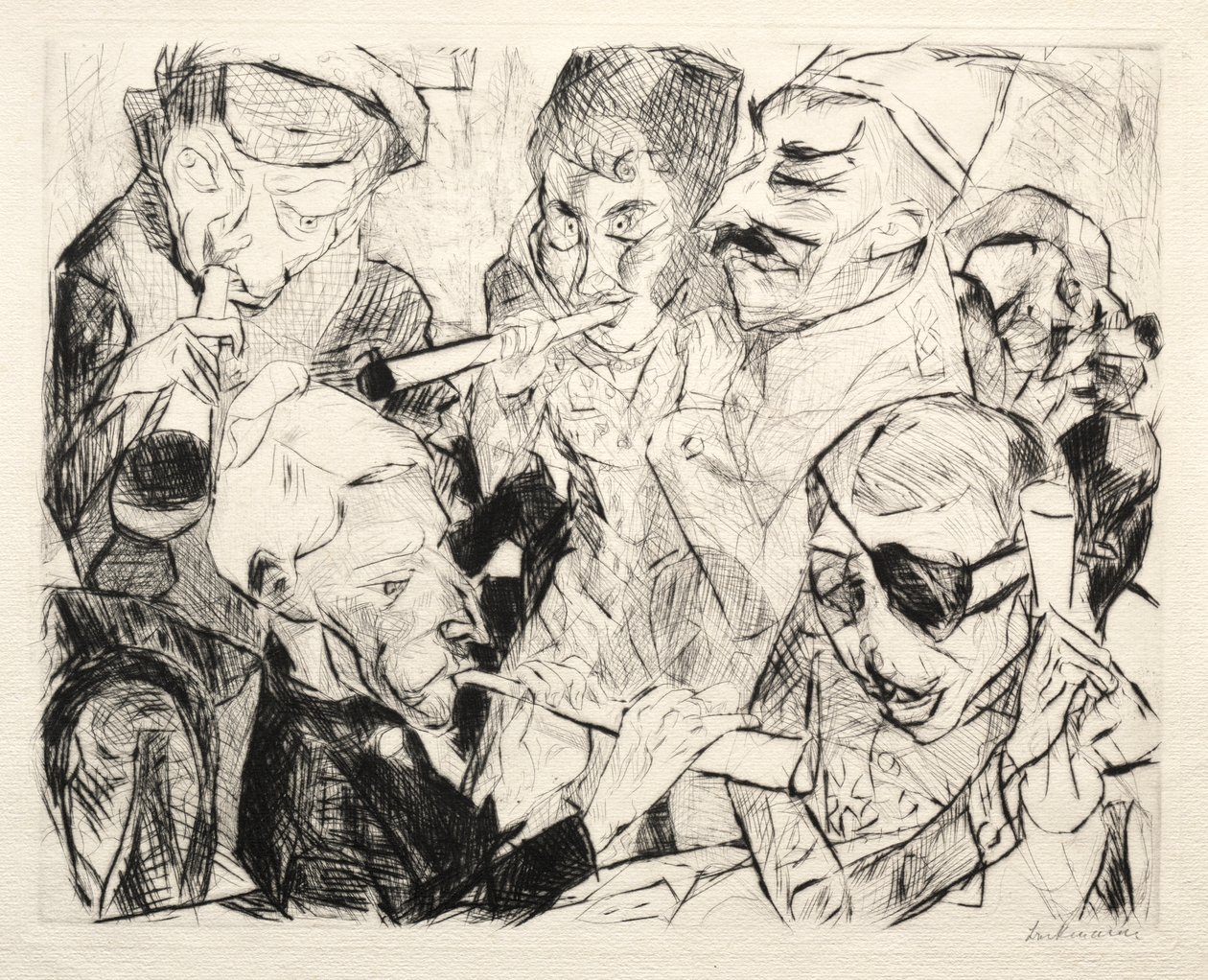 Hyvää uutta vuotta 1917 tekijältä Max Beckmann