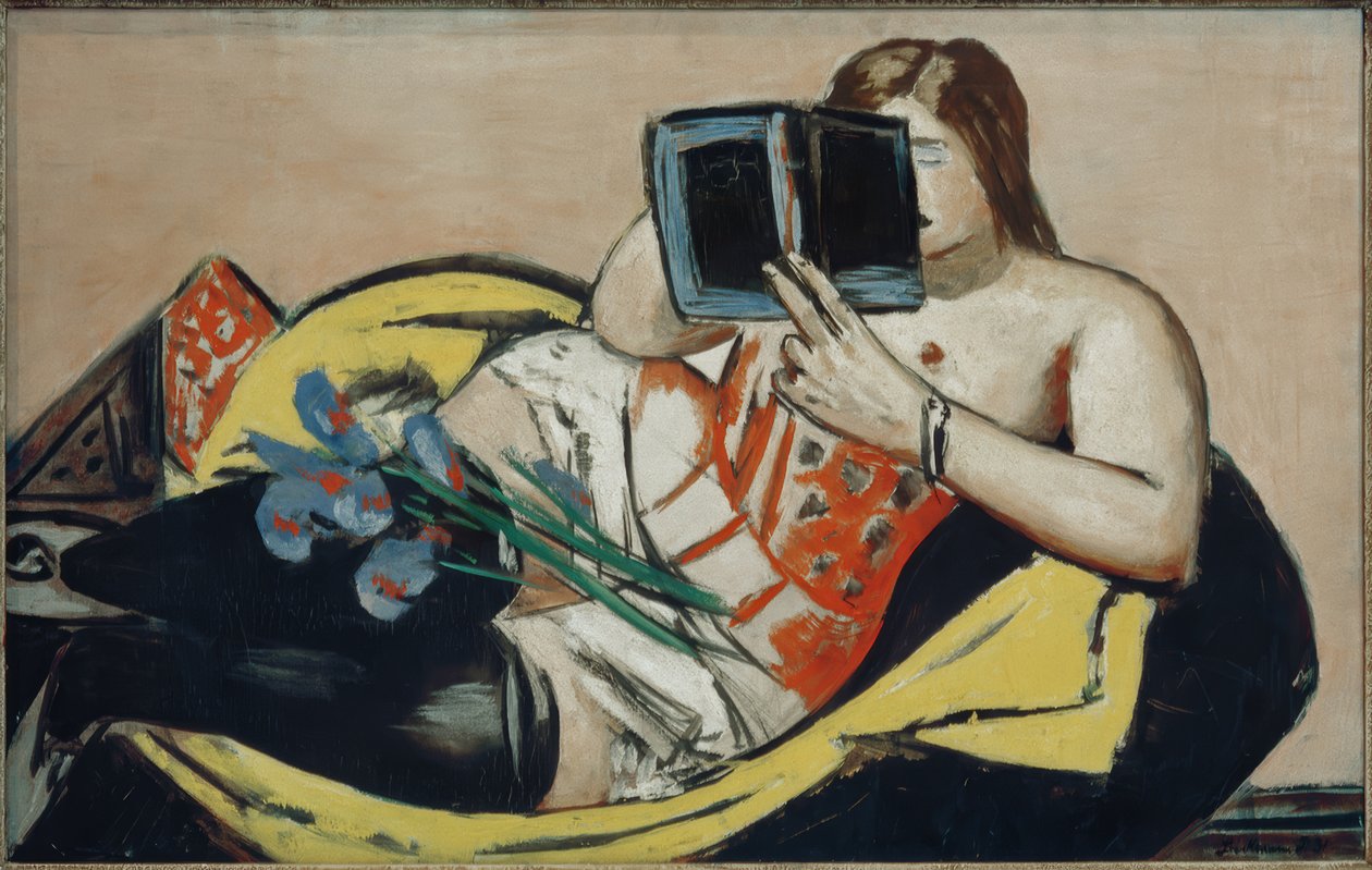 Makaa nainen kirja ja iirikset tekijältä Max Beckmann
