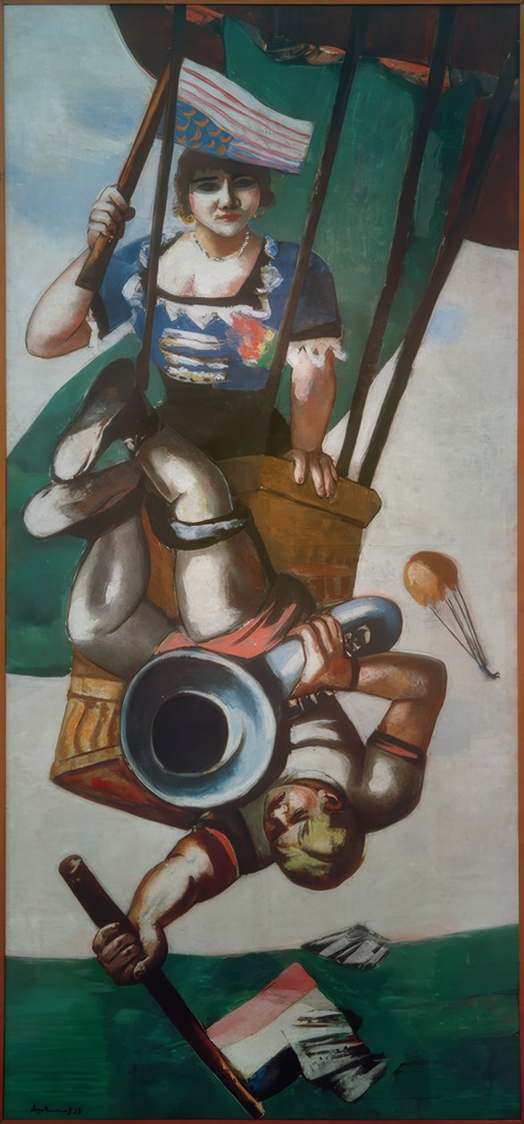 Aerialistit tekijältä Max Beckmann