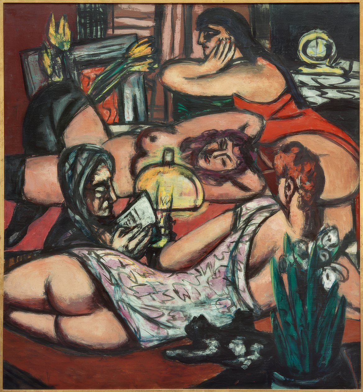 Tyttöjen huone (siesta) tekijältä Max Beckmann