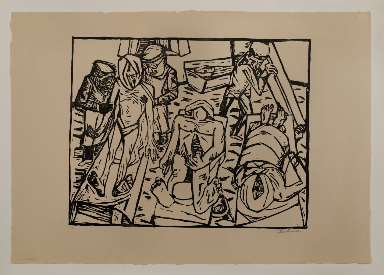ruumishuone tekijältä Max Beckmann