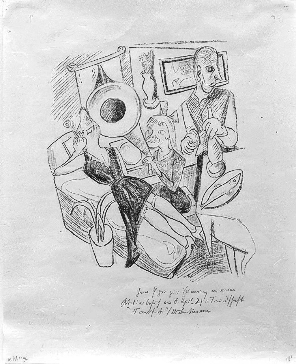 Kalustettu tekijältä Max Beckmann
