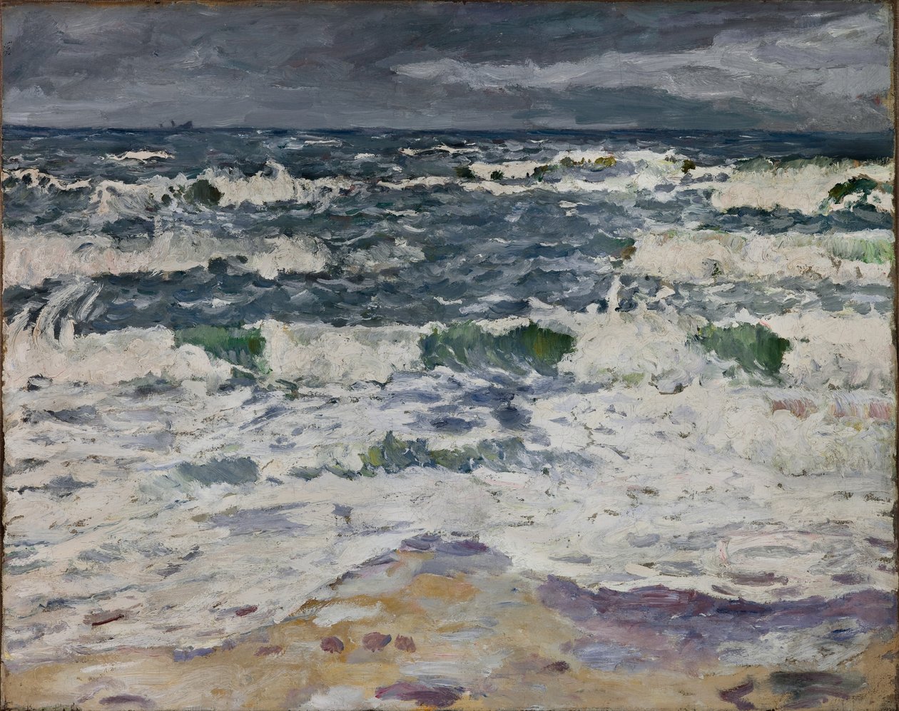Merimaisema, n.1907 (öljy kankaalle) tekijältä Max Beckmann