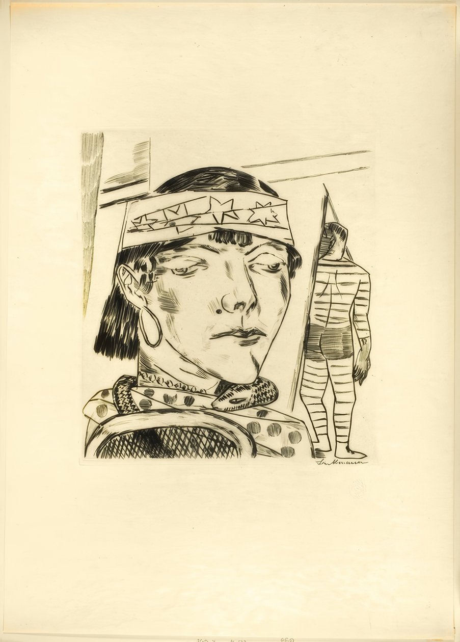 Snake Lade, levy kymmenen messuilta tekijältä Max Beckmann