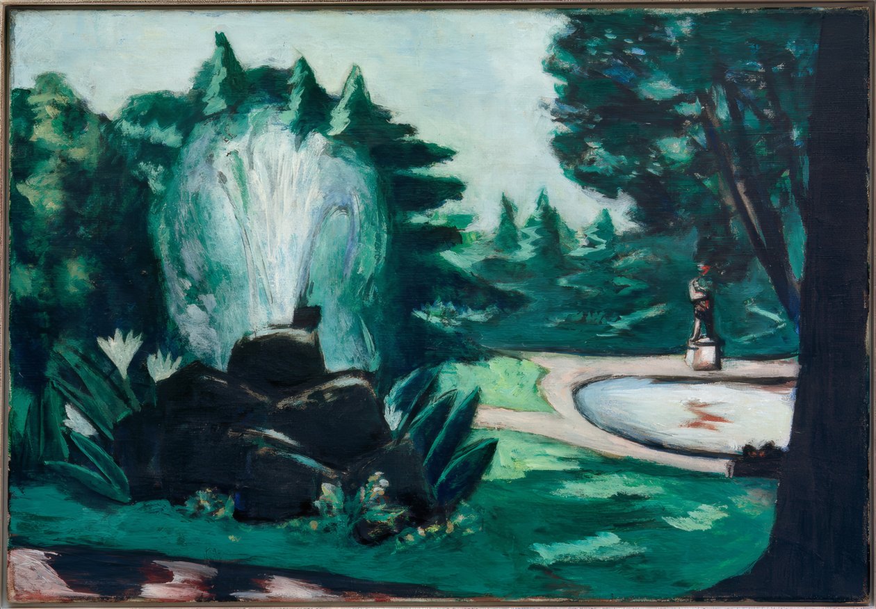 Suihkulähde Baden-Badenissa tekijältä Max Beckmann