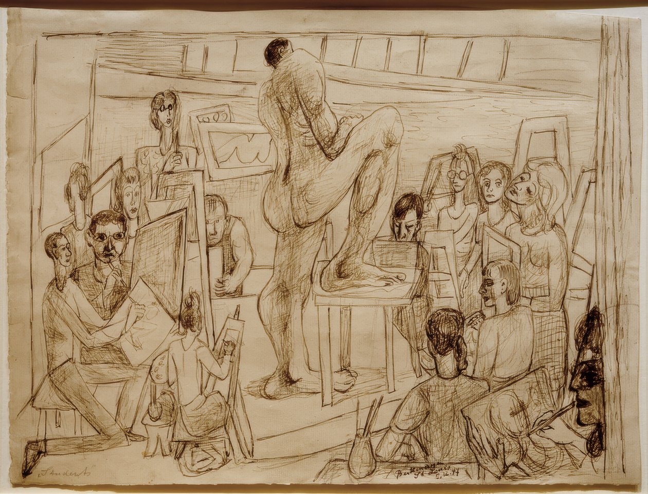 opiskelijat tekijältä Max Beckmann