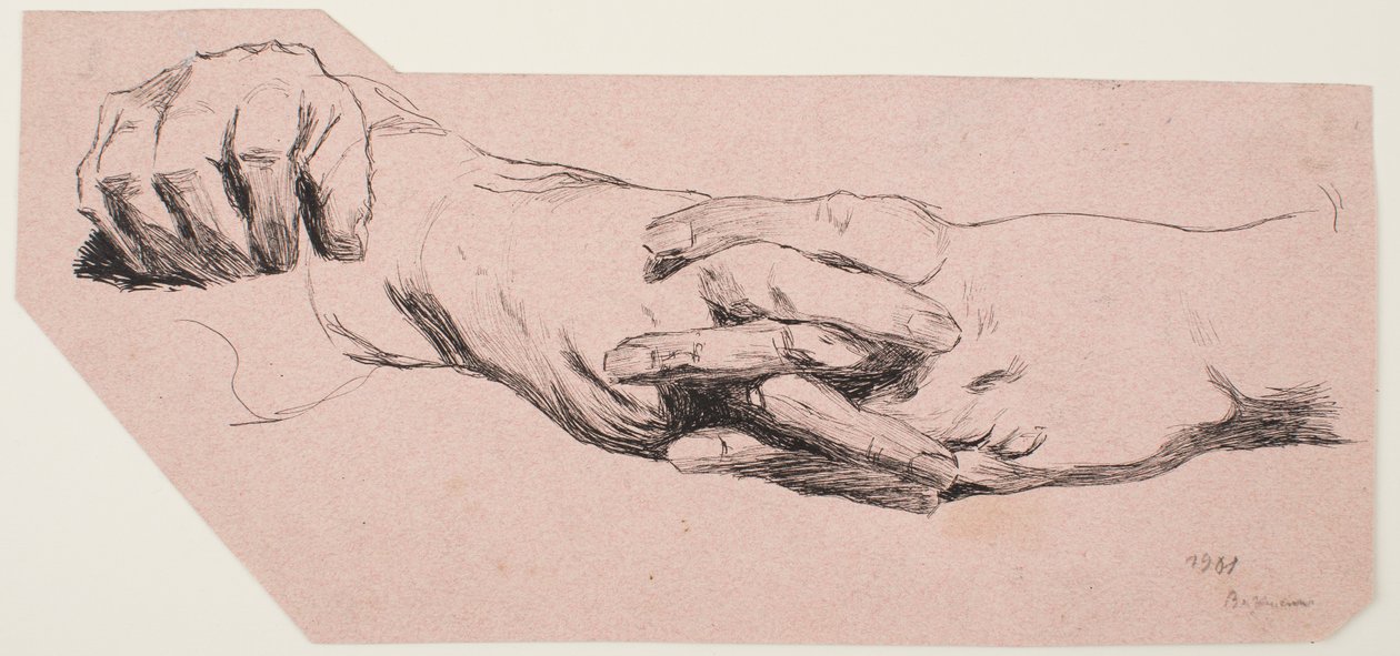 Käsien tutkimus tekijältä Max Beckmann