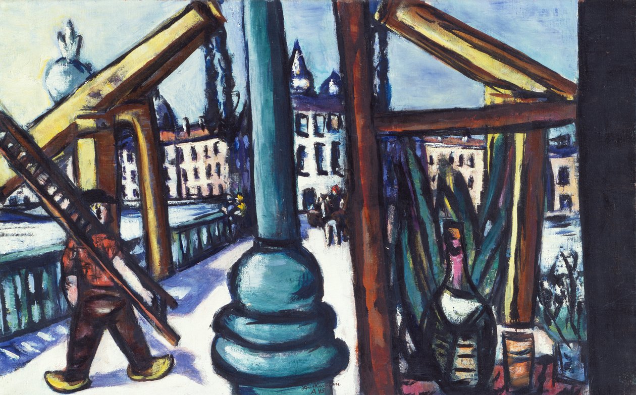 Puinen silta tekijältä Max Beckmann
