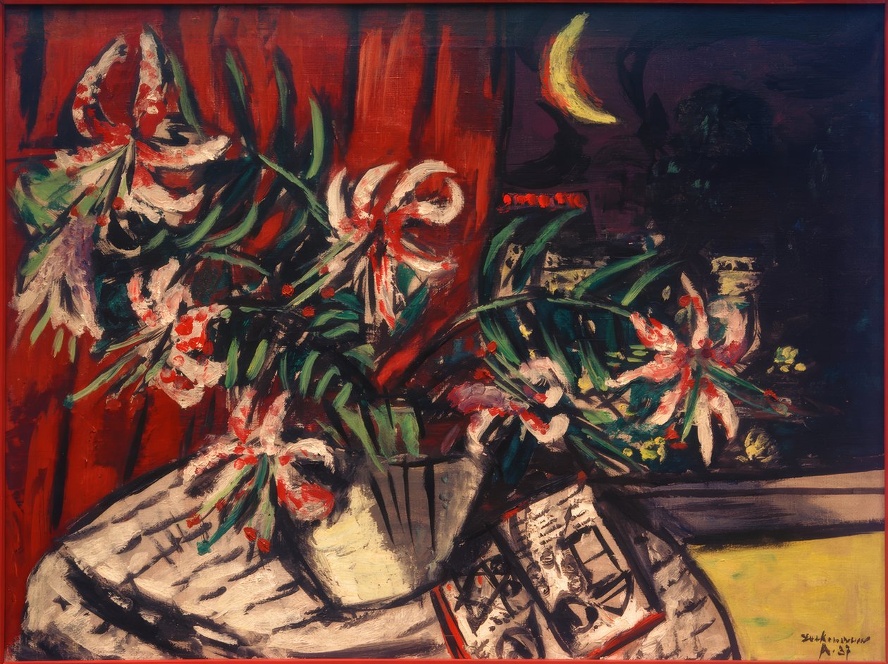 turkkilaiset liljat tekijältä Max Beckmann