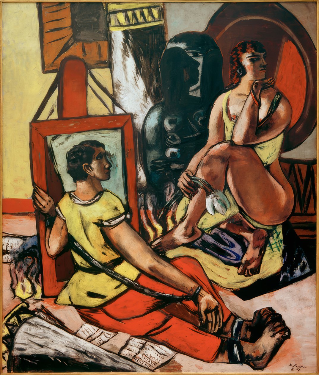 Temptation (Temtation of St Anthony) tekijältä Max Beckmann