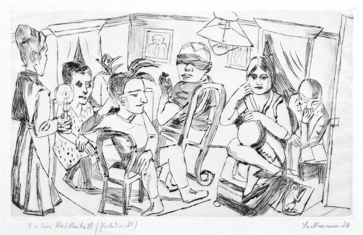 Ennen naamiaiset tekijältä Max Beckmann