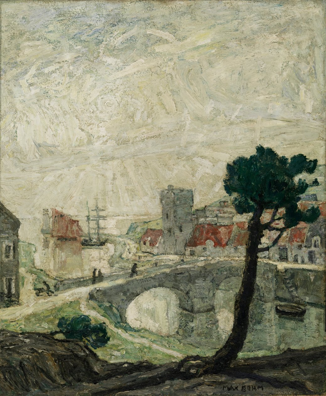 Muinainen satama, 1921. tekijältä Max Bohm