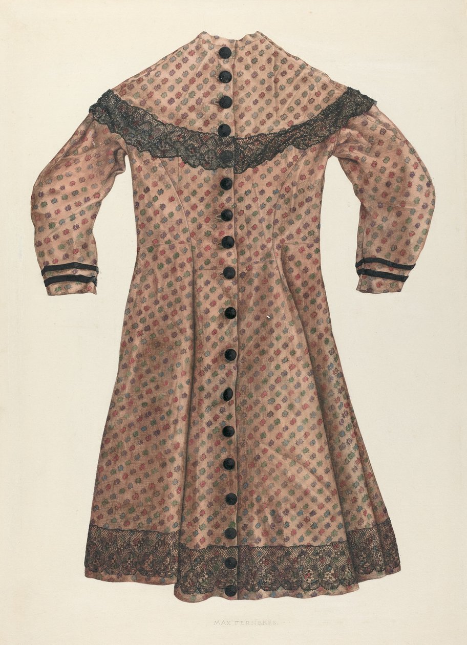 Challis-tytön mekko, n. 1937. tekijältä Max Fernekes