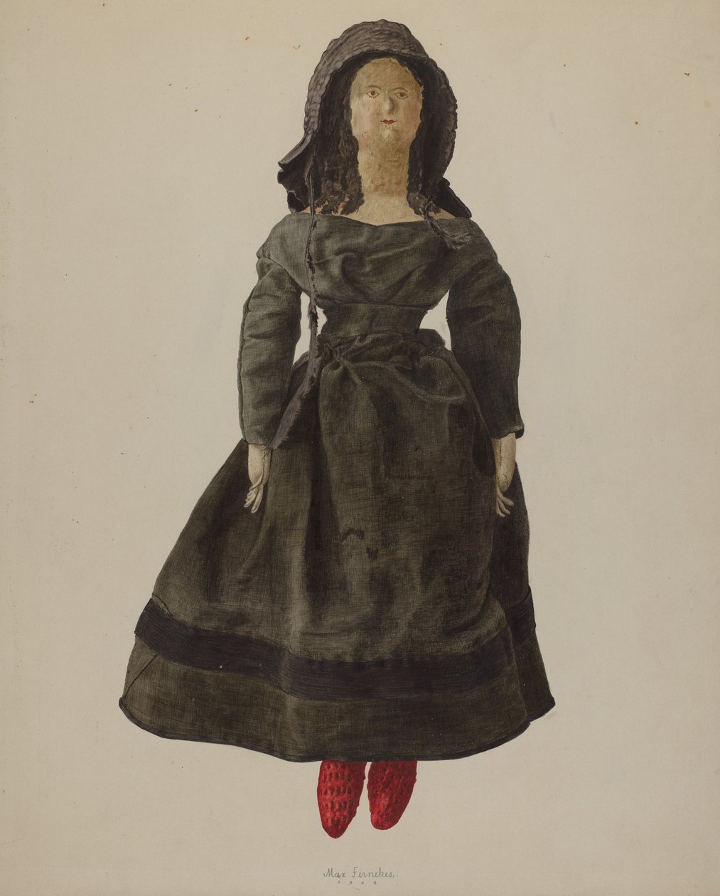 Quaker-nukke, 1938. tekijältä Max Fernekes