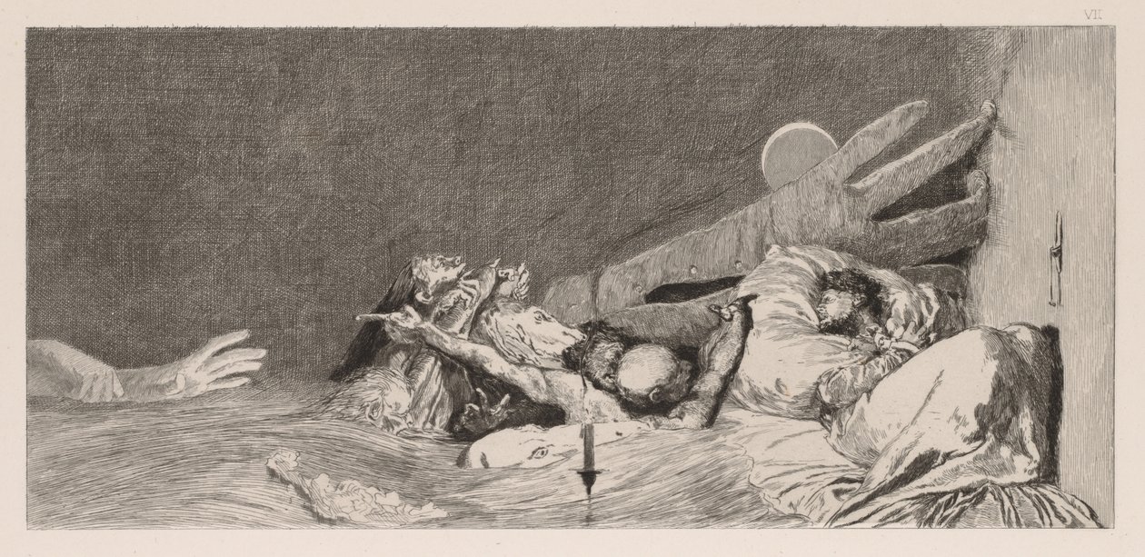 A Glove: Ahdistus, 1880. tekijältä Max Klinger