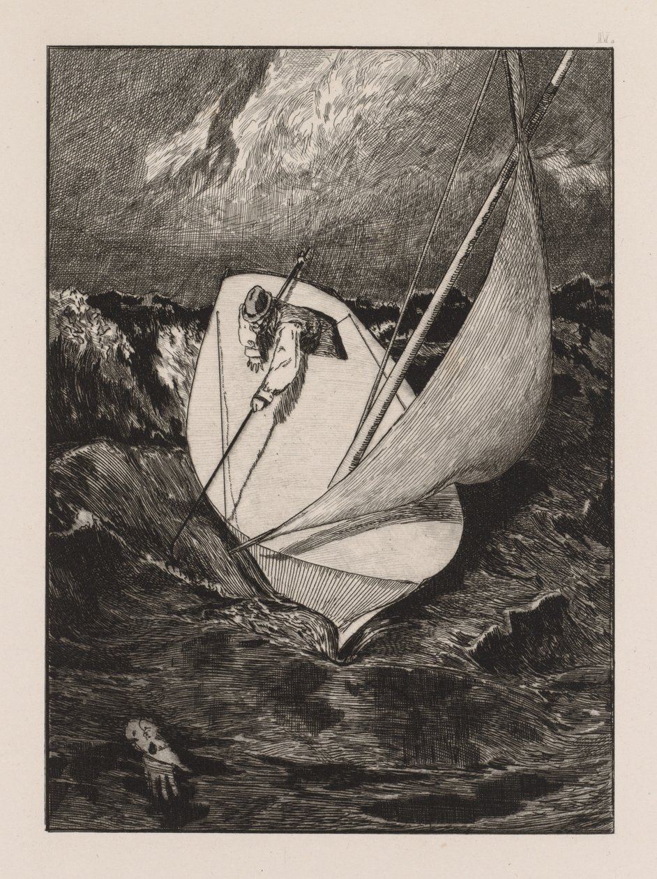A Glove: The Rescue, 1880. tekijältä Max Klinger