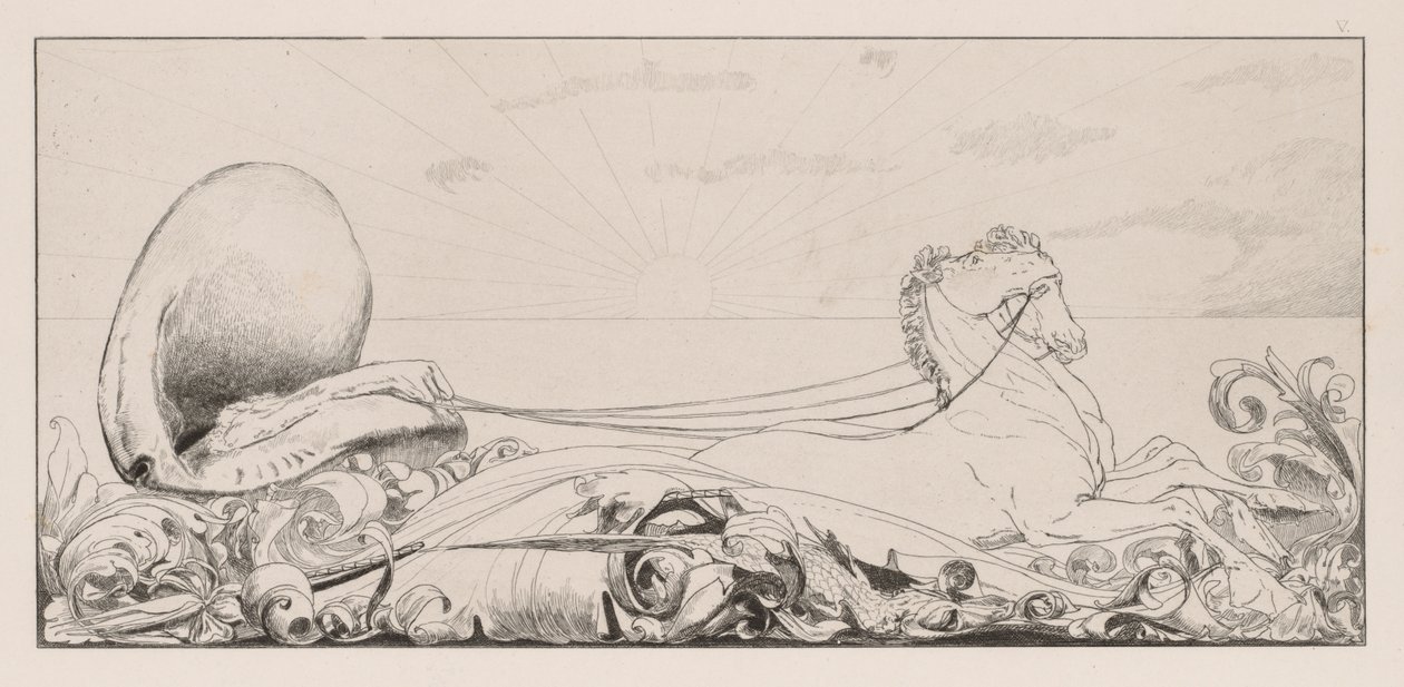 Käsine: Triumph, 1880. tekijältä Max Klinger