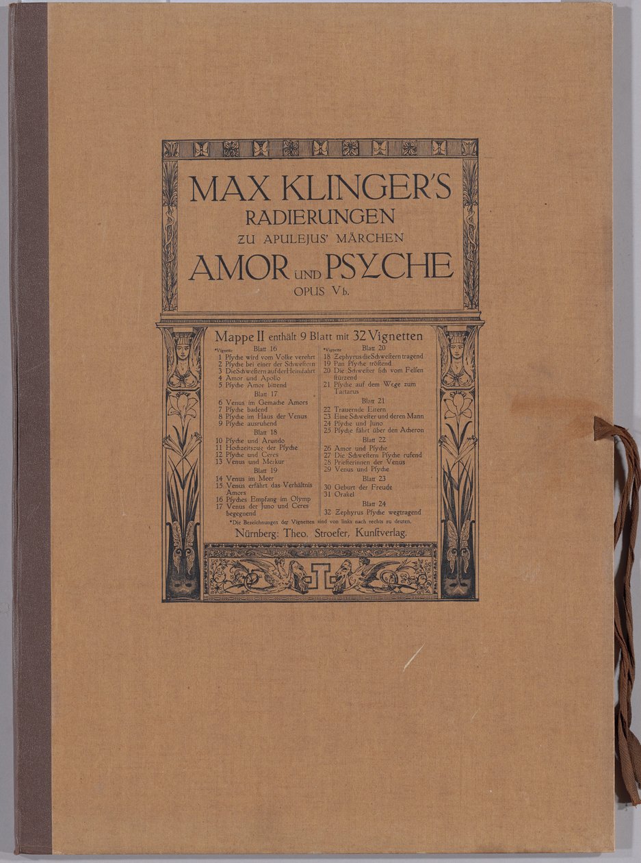 Cupid ja Psyche [Opus Vb] tekijältä Max Klinger