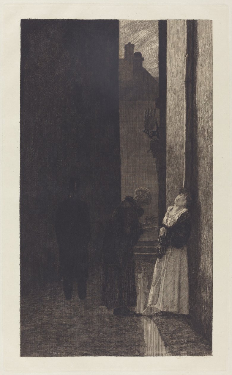 A Step A Step, 1883. tekijältä Max Klinger