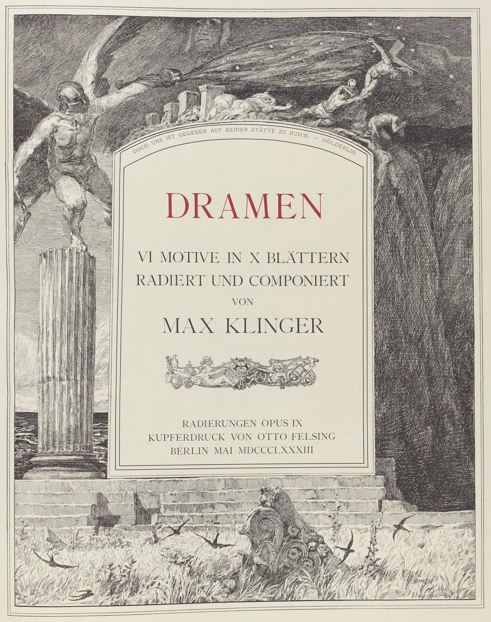 Nimilehti tekijältä Max Klinger