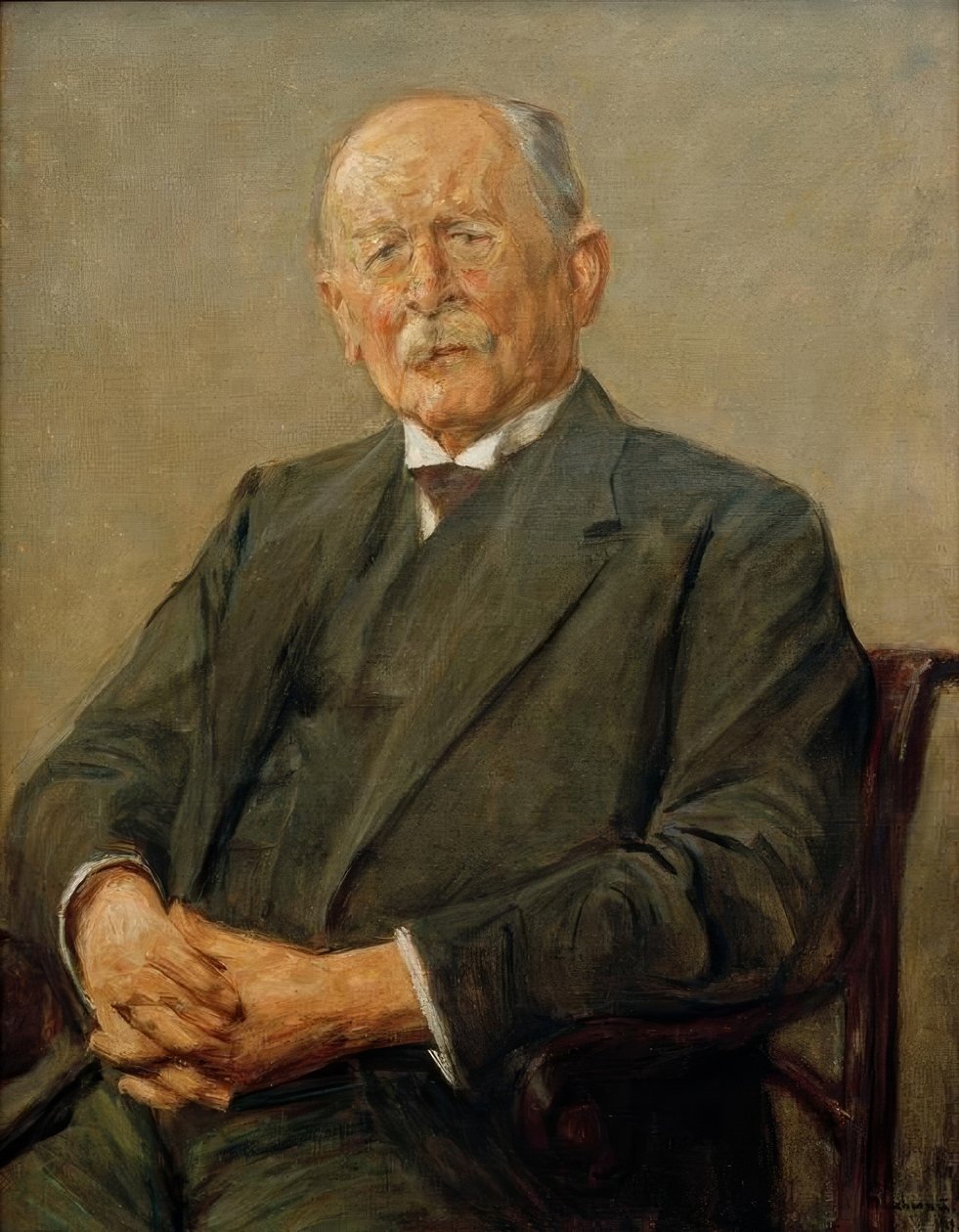 Pääjohtaja Gerstenbergin muotokuva tekijältä Max Liebermann