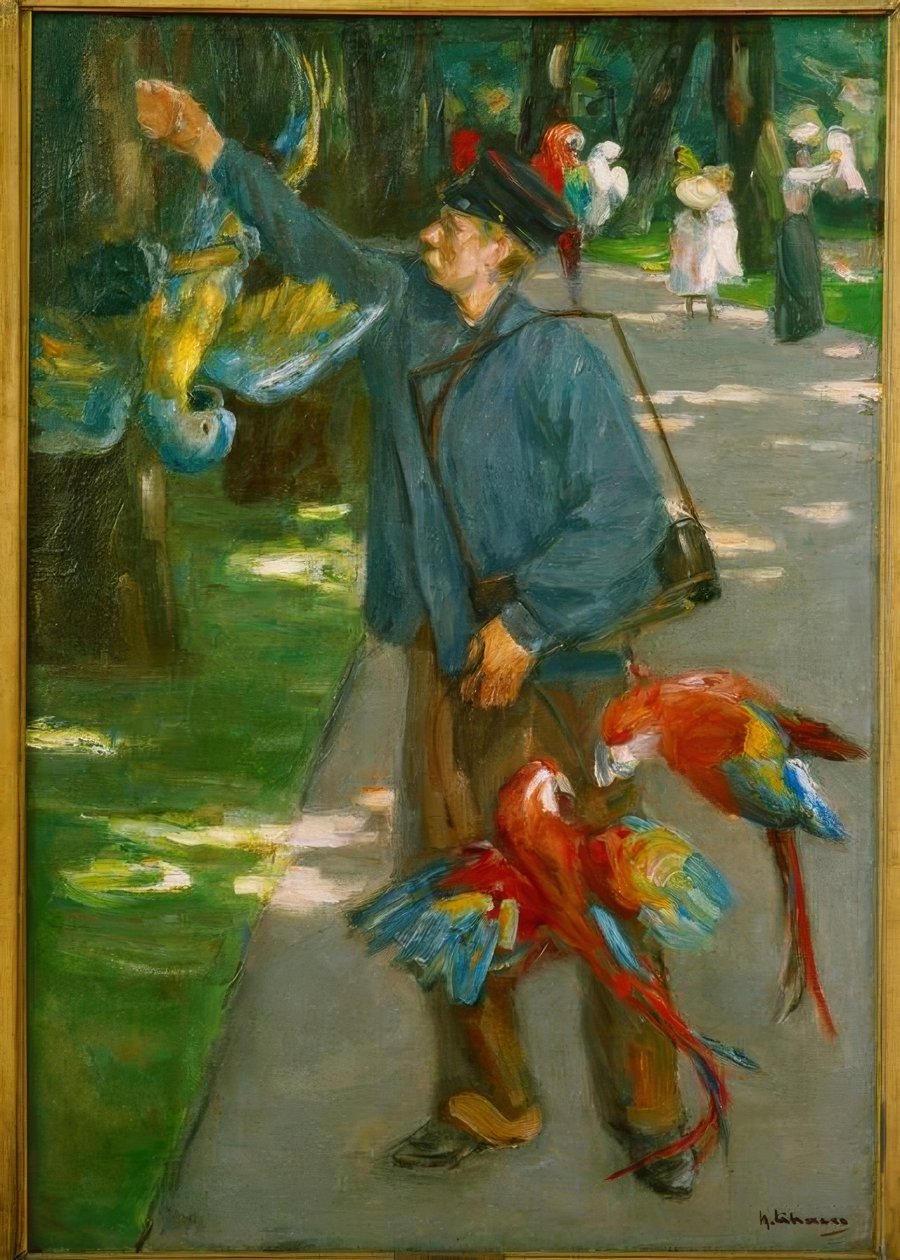 Der Papageienmann tekijältä Max Liebermann