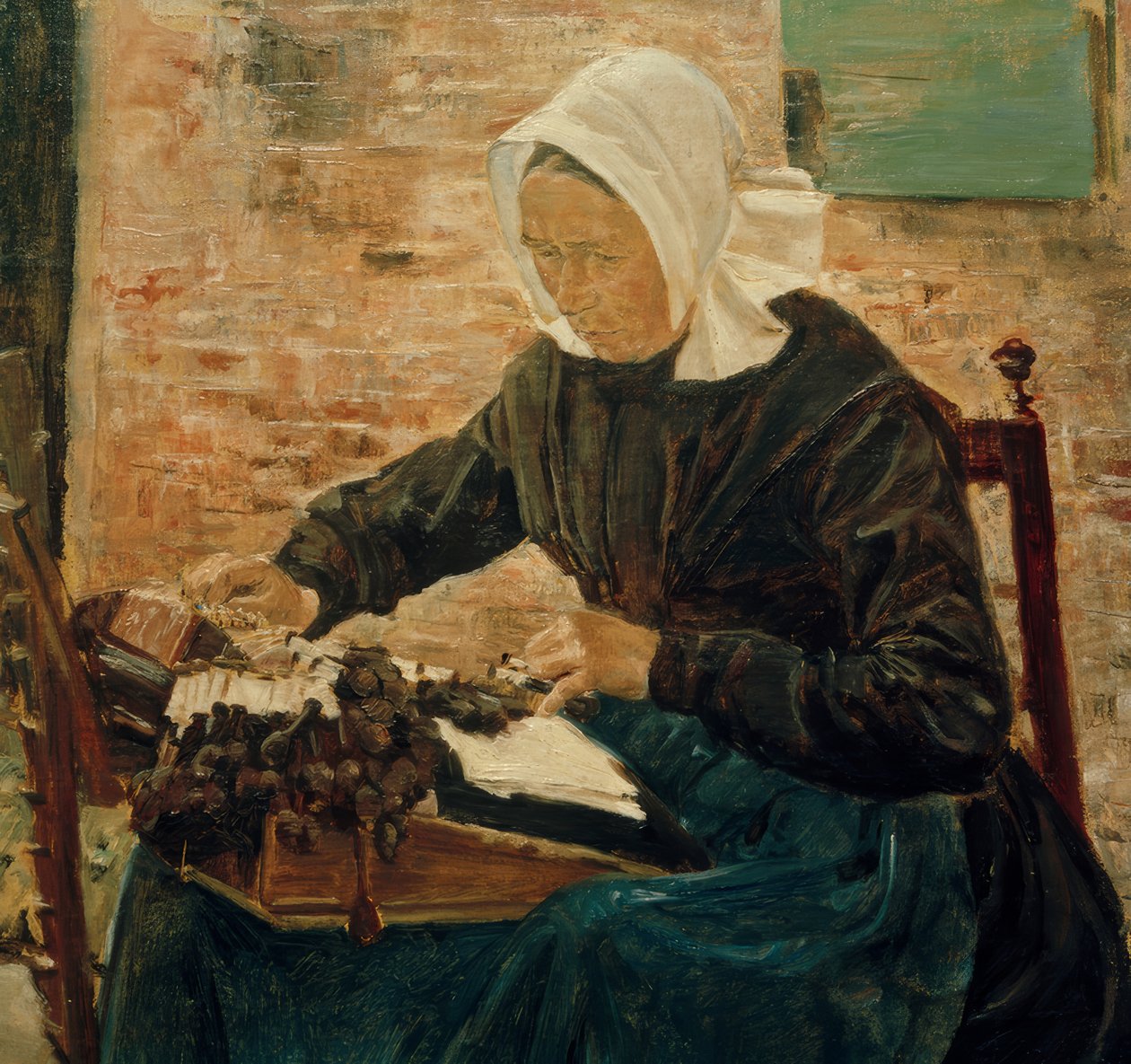 Hollantilainen nypläyspitsin tekijä tekijältä Max Liebermann
