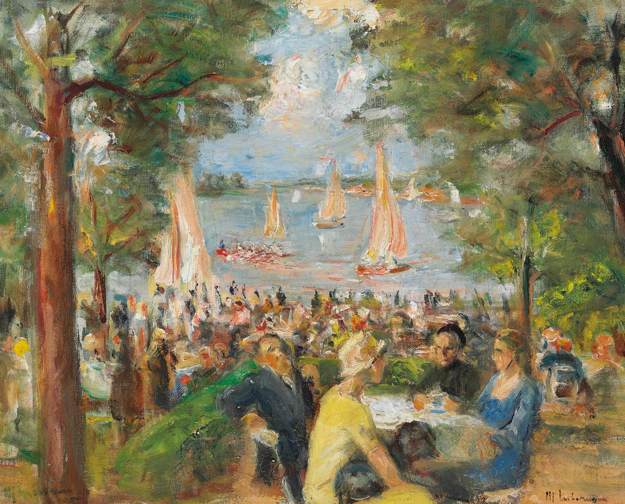 Havelin puutarharavintola, 1934. tekijältä Max Liebermann