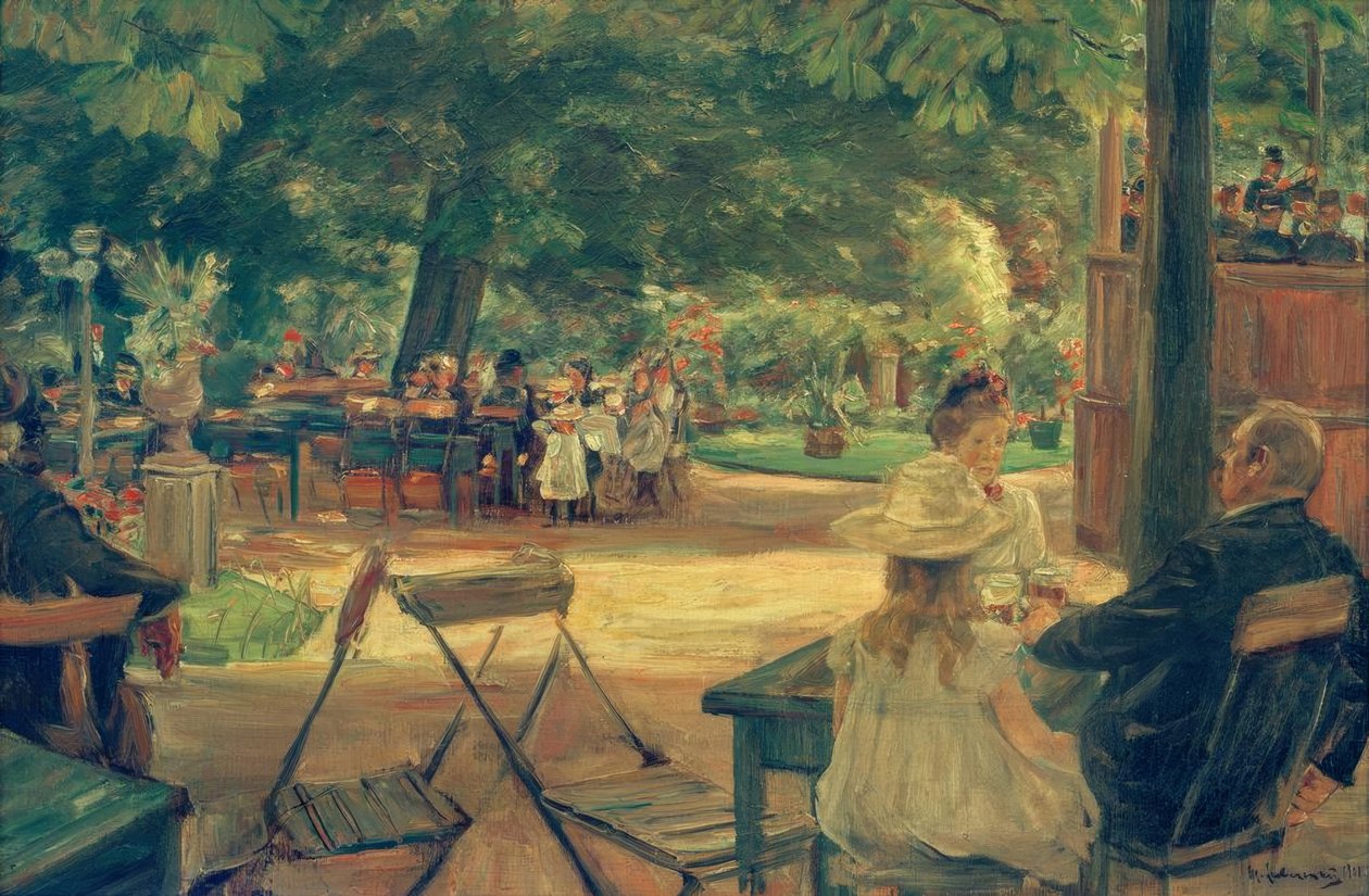 Zeltenissä tekijältä Max Liebermann
