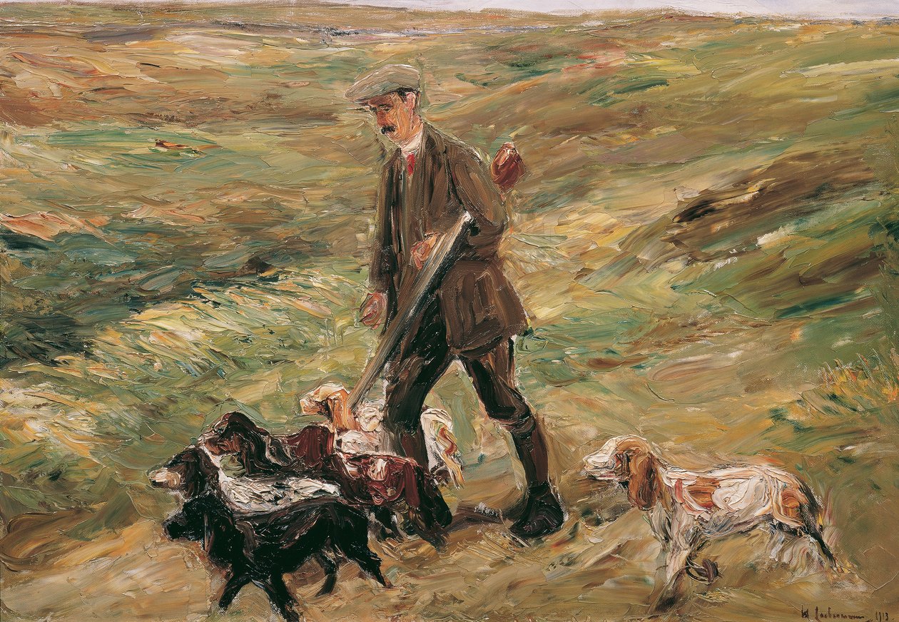 Metsästäjät dyynillä tekijältä Max Liebermann