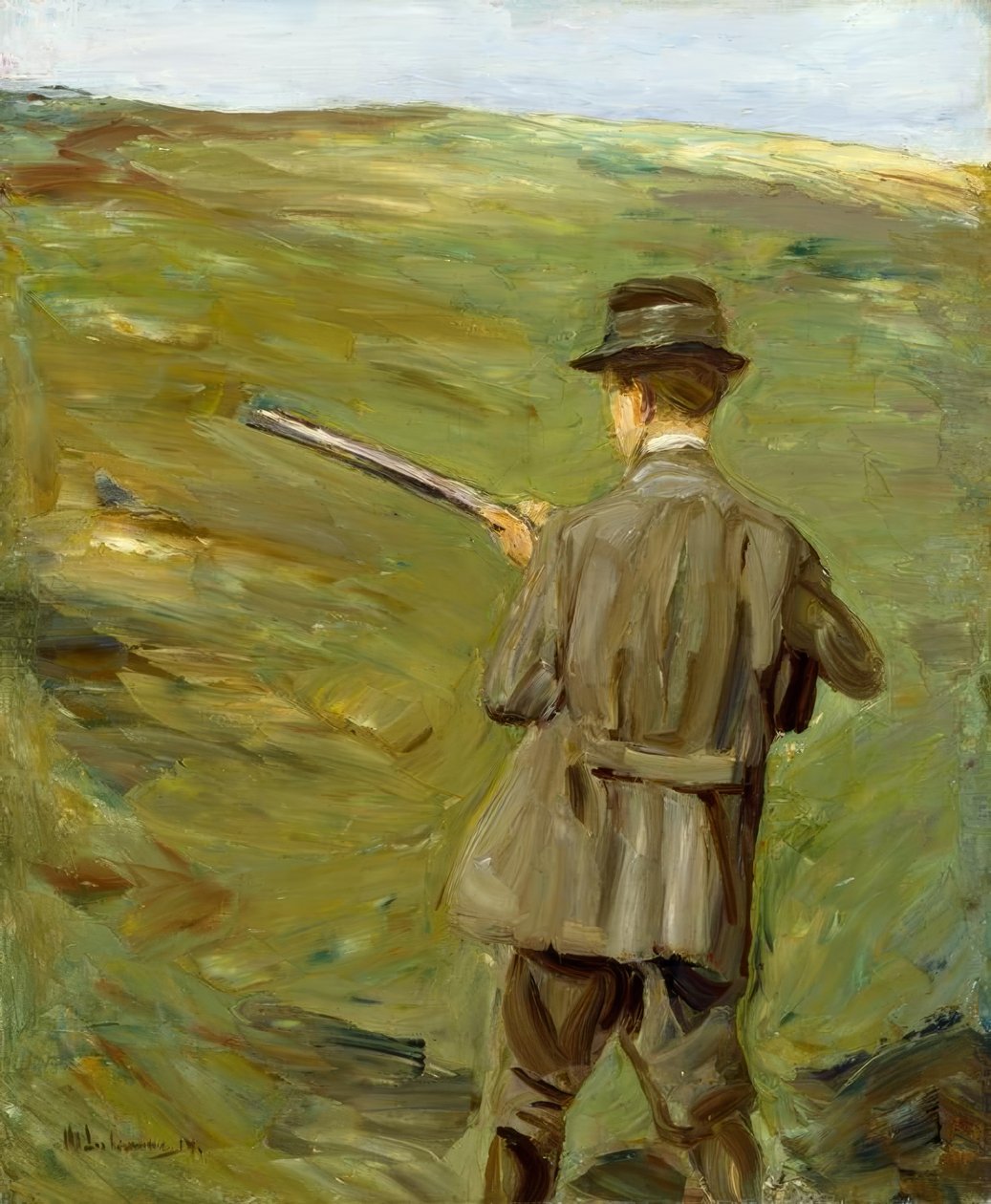 Jäger in den Dünen tekijältä Max Liebermann