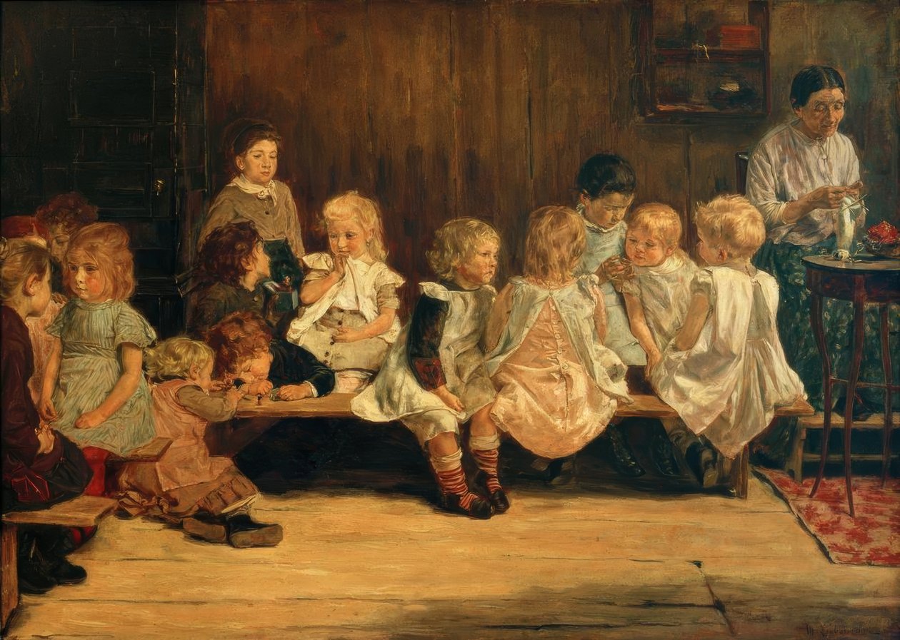 Kleine Kinderschule Amsterdamissa tekijältä Max Liebermann