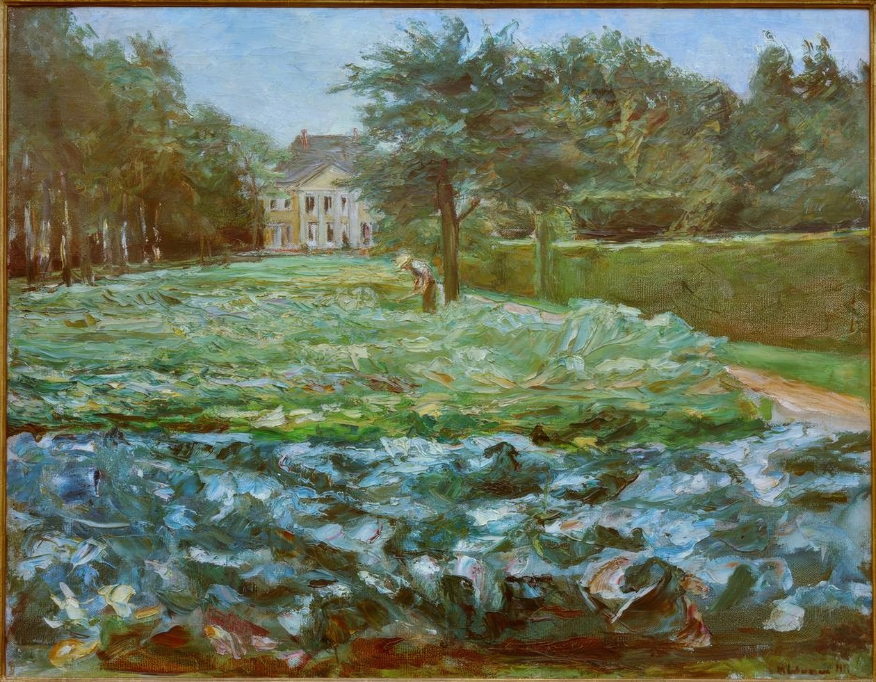 Kaalipelto Wannseen puutarhassa lännessä tekijältä Max Liebermann