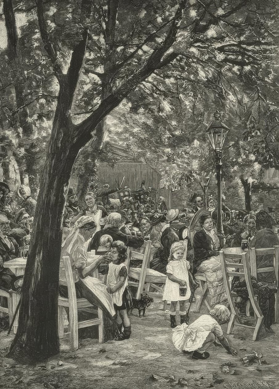 Liebermann, Biergartenkonzert tekijältä Max Liebermann