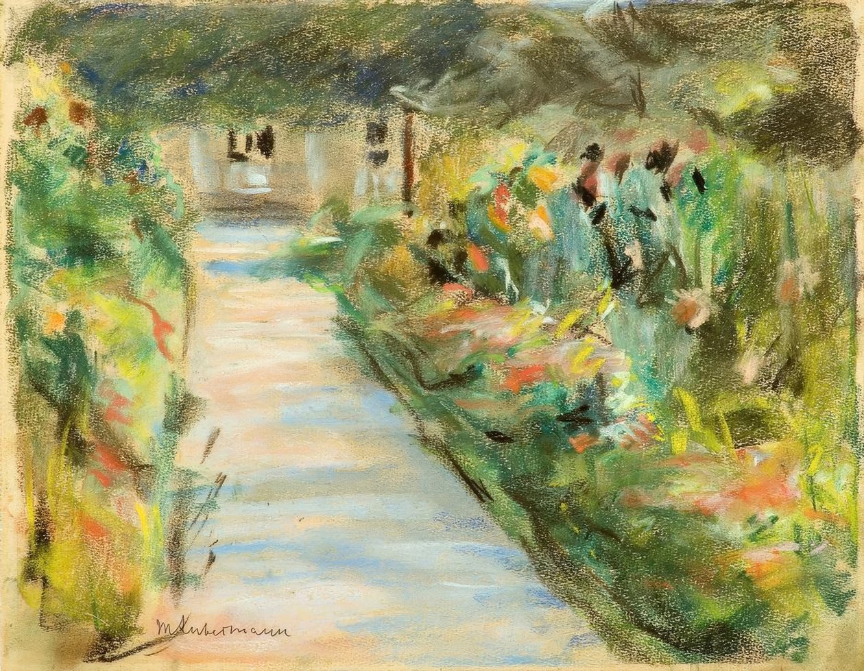 M.Liebermann, Blühender Garten tekijältä Max Liebermann