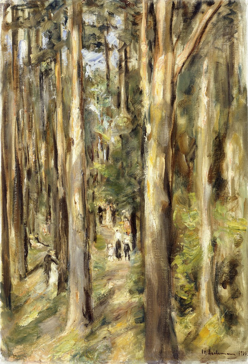Piknik metsässä, 1920 tekijältä Max Liebermann