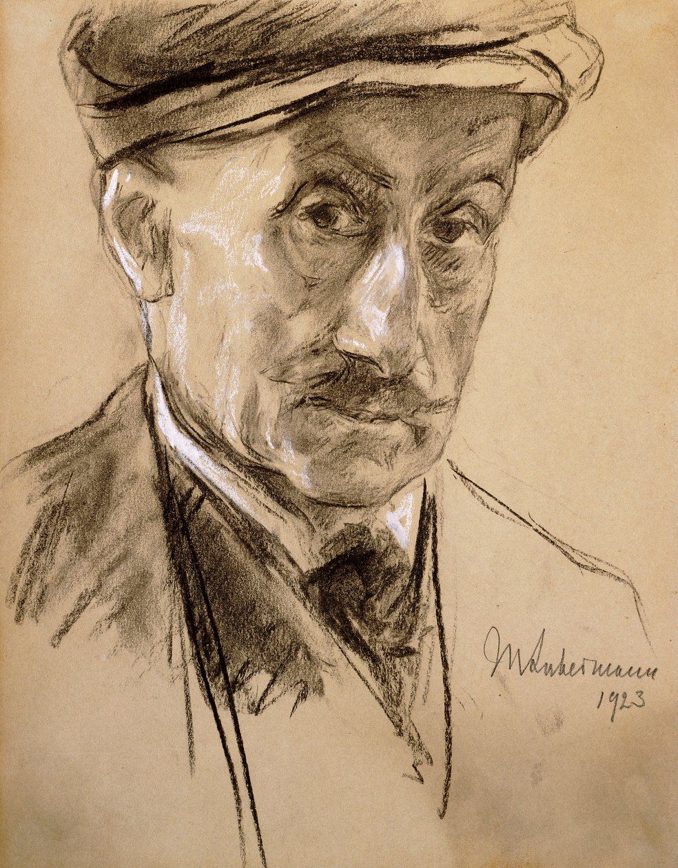 Omakuva, 1923 tekijältä Max Liebermann