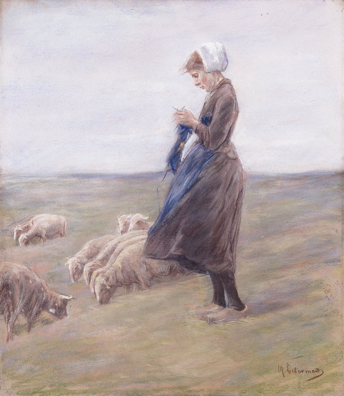 paimen Paimentar, 1887 tekijältä Max Liebermann
