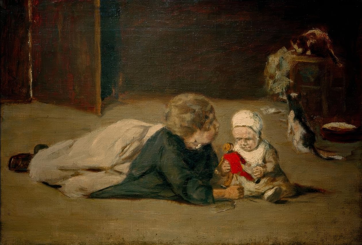 Spielende Kinder – Tutkimus tekijältä Max Liebermann