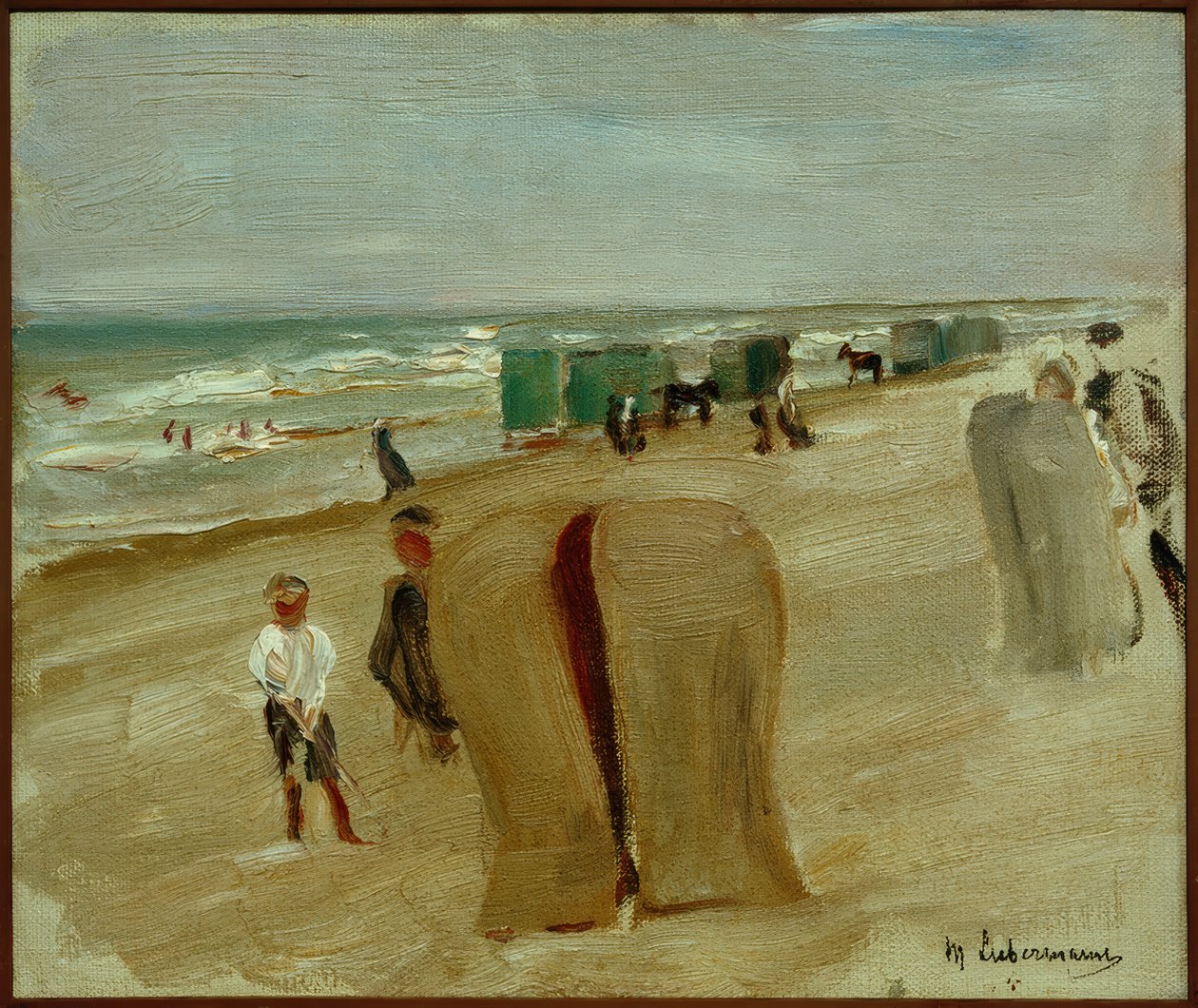 Strandszene Noordwijkissa tekijältä Max Liebermann