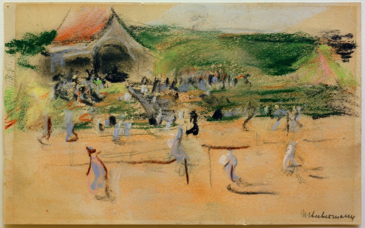 Tennisplatz in Noordwijk tekijältä Max Liebermann